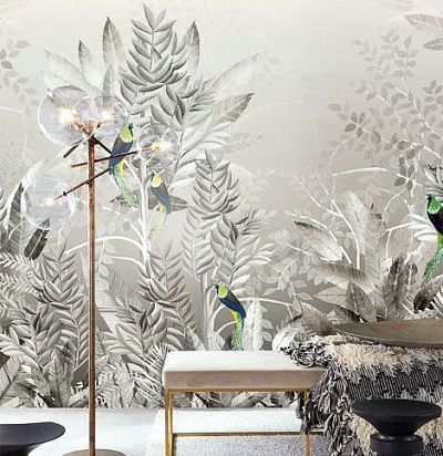 Панно с экзотическими птицами DGTRI1011 Khroma