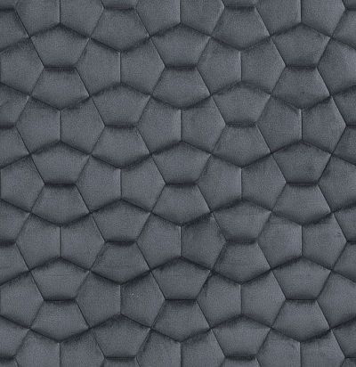 Стеганые обои  тёмно-серые со светлым отливом дизайн космос 20-007-112-27 