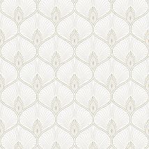 Фото: Обои рулонные узор перо павлина OTH201- Ампир Декор