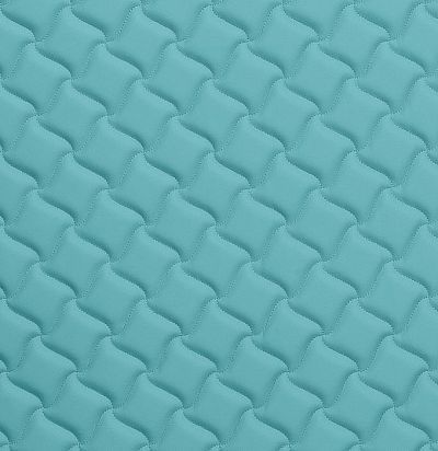 Стеганые обои бирюзово-голубые дизайн клевер 10-003-023-27 