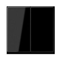 Фото: Накладка двуклавишная EP495AN антрацит- Ампир Декор