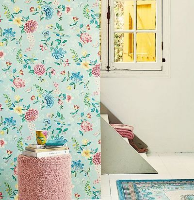 Обои фактурные с цветами 300101  - 1