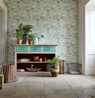 обои с изображением огорода 216351 Sanderson - 1