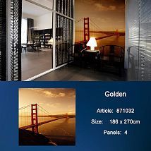 Фото: Обои KT Exclusive Metropolis 871032 Golden- Ампир Декор