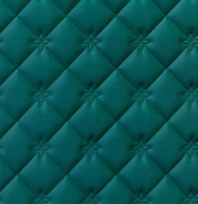 Стеганые обои  изумрудно-зеленые дизайн принцесса 10-004-119-00 