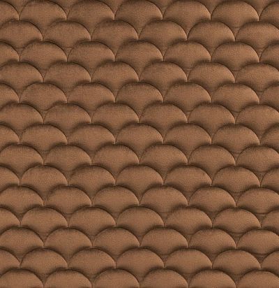 Стеганые обои светло-коричневые дизайн Ардеко вертикальный 20-024-106-27 