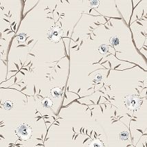 Фото: Обои рулонные цветочные кусты SUM206- Ампир Декор