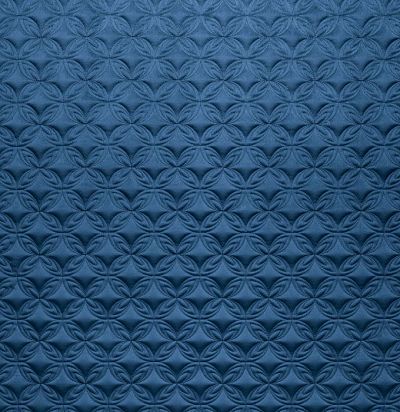 Стеганые обои темно-синие дизайн амулет 10-011-121-27 