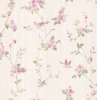 обои с розовыми цветами CD002536 Chelsea Decor Wallpapers