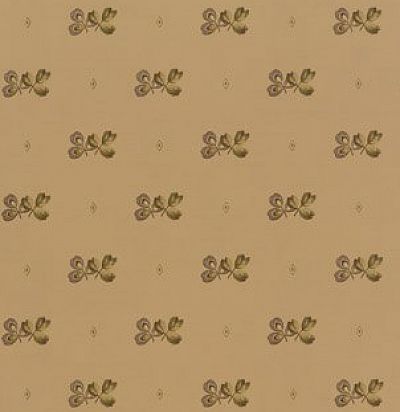 обои коричнево-бежевые с рисунком "листья" T6047 Light Brown 
