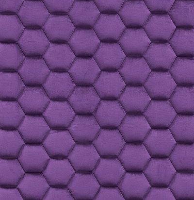 Стеганые обои  фиолетовые дизайн соты 20-006-136-27 