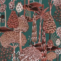 Фото: Обои рулонные тропические деревья SUM002- Ампир Декор