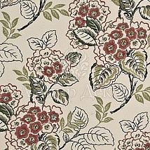 Фото: английские ткани с цветами гортензиями FD672-V117- Ампир Декор