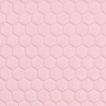 Фото: Стеганые обои сиренево-розовые малые соты 10-002-006-20- Ампир Декор