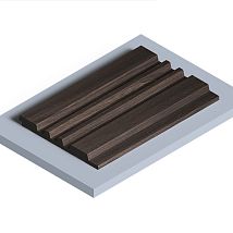 Фото: LV121 BR395 Декоративная панель HiWood- Ампир Декор