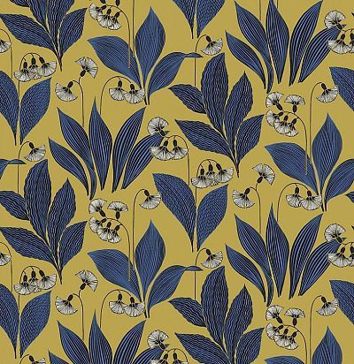 Обои с абстрактным рисунком одуванчика TUL203 Khroma Zoom