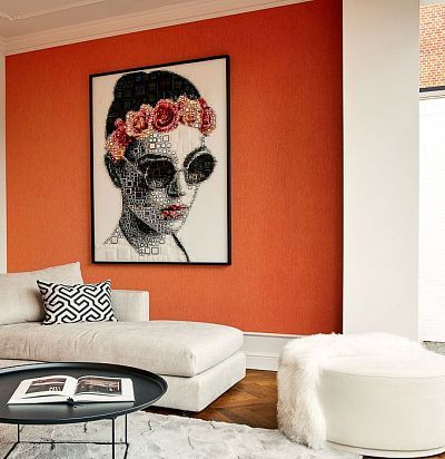 обои красные однотонные 34507 ARTE - 2