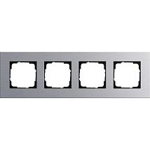 Фото: Рамка 4-постовая, алюминий- Ампир Декор