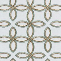 Фото: ткань современная, вышитые крупные узоры 44179-684- Ампир Декор