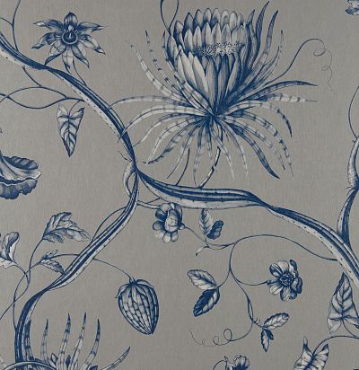 Анлийская портьера 322601 Phaedra Prussian Blue Zoffany