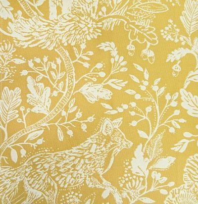 ткань из хлопка желтого оттенка Cademuir Lemon 