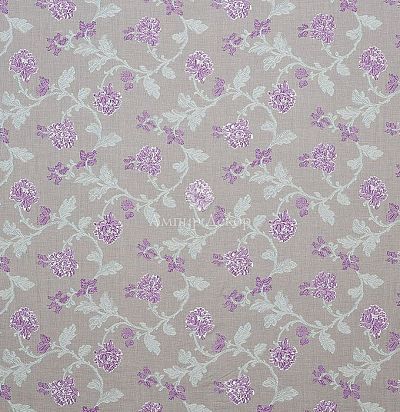 Тюль с цветочным рисунком 10305-12 Ashley Purple/Sedge Morton Young & Borland