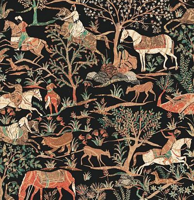 Панно восточные всадники и лошади DGSUM1021 Khroma