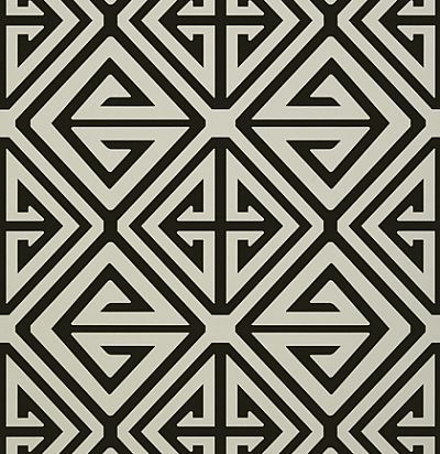 Обои Thibaut Bridgehampton T24305 Demetrius Black 