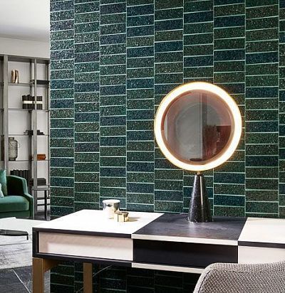 Обои из слюды бирюзовые  40345 ARTE - 1