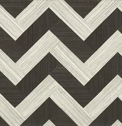 обои с черно-белыми загзагами 80650 ARTE