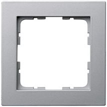 Фото: Рамка G-Classic  1-постовая, цвет Алюминий- Ампир Декор