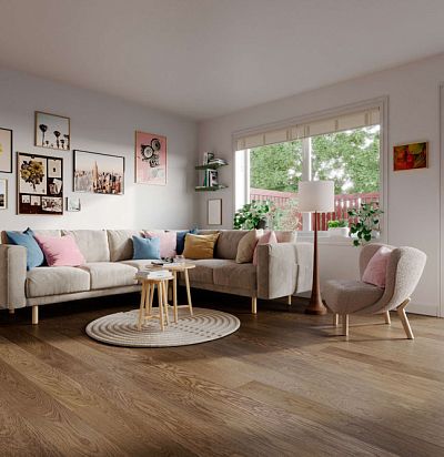 16243/11586 Паркетная доска дуб Nordic S Havana ESTA Parket - 1