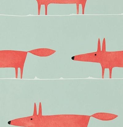 Обои современные с изображением лисиц 112792 Scion