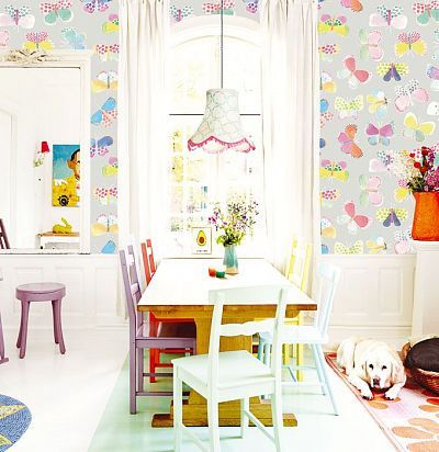 панно серое с бабочками 359151  - 1