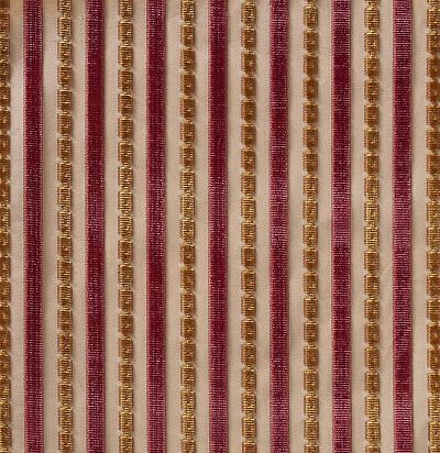 Портьерная бархатная ткань в полоску 10555.51 Nobilis