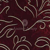 Фото: шелковая ткань с листьями 10307.93- Ампир Декор