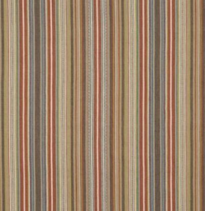 портьера изо льна FD735/R43 Tapton Stripe Teal/Russet Mulberry