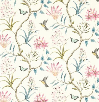 обои с тропическими растениями 213386 Sanderson