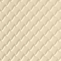 Фото: Стеганые обои кремово-желтые дизайн клевер 10-003-021-00- Ампир Декор