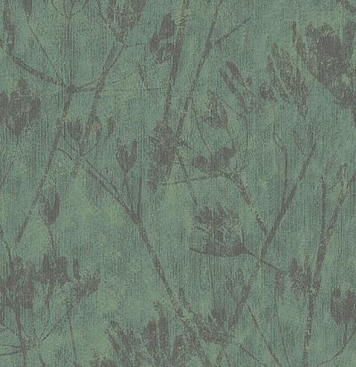 обои темно-изумрудные 379054 