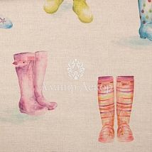 Фото: портьерная английская ткань Welly Boots Linen- Ампир Декор