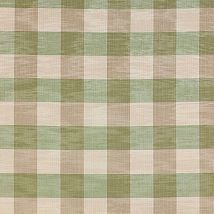 Фото: Клетчатая льняная ткань F1001/27- Ампир Декор