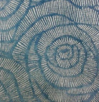 Хлопковая жаккардовая портьера Sanur Bluebell 