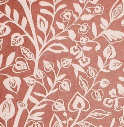 ткань красного оттенка Harlow Coral 