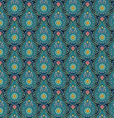 Обои с узором павлиньего хвостка 300153 