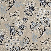 Фото: английские ткани с цветами гортензиями FD672-H101- Ампир Декор
