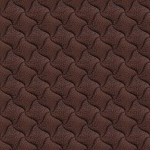 Фото: Стеганые обои коричневые  дизайн клевер 10-003-028-00- Ампир Декор