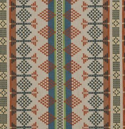 портьера из хлопка FD737/R11 Saddle Blanket Tea Mulberry