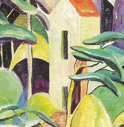 Панно современные дом и деревья DGILA3013 Khroma