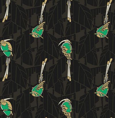 Обои со стилизованными птичками FOL601 Khroma